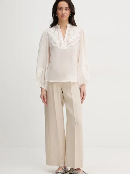Льняные путешествовать брюки Weekend Max Mara