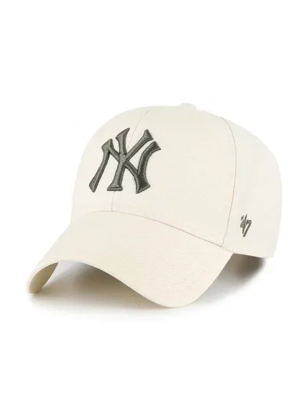 Šilt kapa z dodatkom volne 47 brand MLB New York Yankees bež