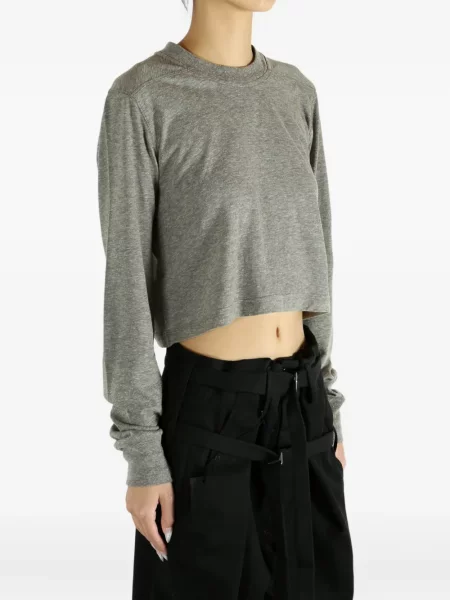 Tricou Rick Owens Drkshdw cu decolteu rotund gri
