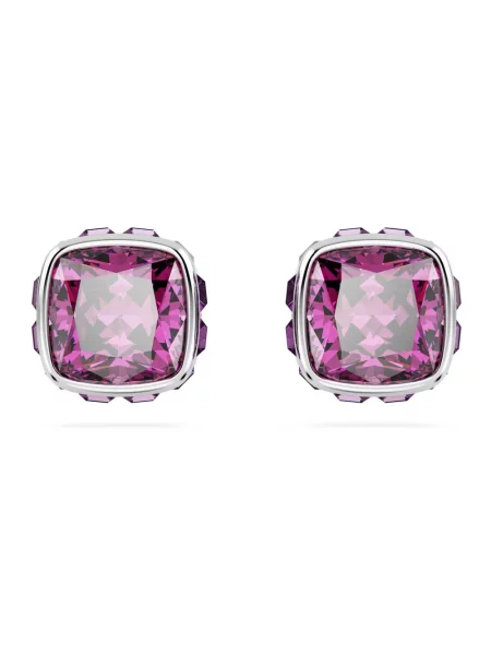 Kolczyki Swarovski fioletowe
