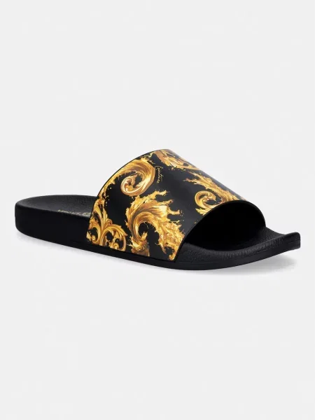 Papuci Versace Jeans Couture negru