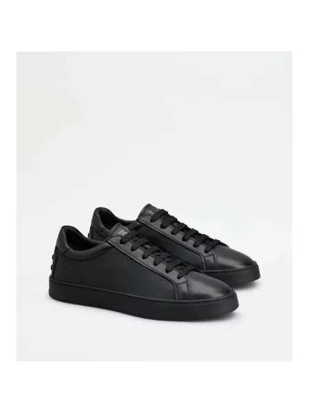 Sneakersy Tod's skórzane czarne