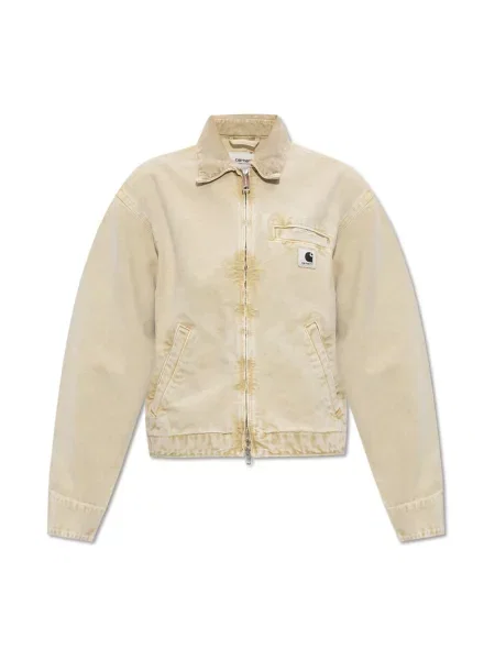 Kurtka jeansowa Carhartt Wip beżowa