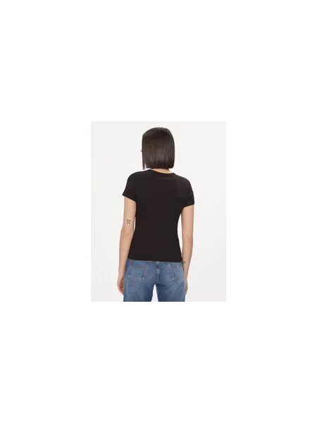 Tommy Jeans Póló Essential Slim Fit fekete