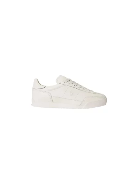 Sneakersy niskie ze skóry naturalnej model ‘HESTER’ Polo Ralph Lauren białe