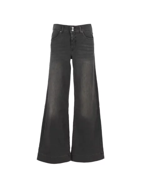 Džínsy so strihom ku čižmám Levi's čierna