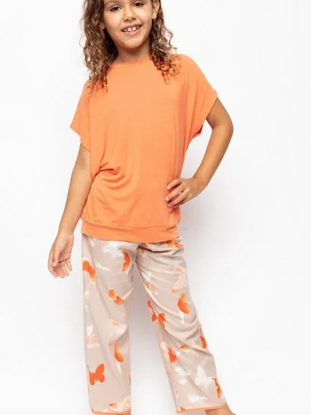 Детская пижама Cyberjammies оранжевая