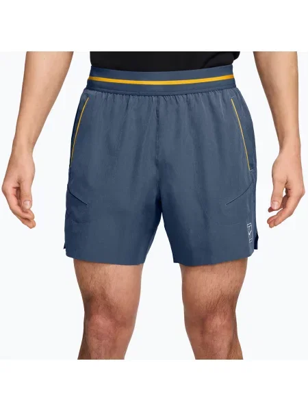 Pantaloni scurți de tenis pentru bărbați Nike Court Dri-Fit Advantage 6" new slate/laser orange/white alb