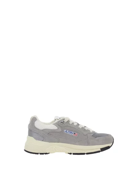 Sneakersy Autry zamszowe szare