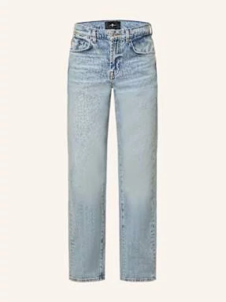 7 For All Mankind Jeansy Wide Leg Tess blau