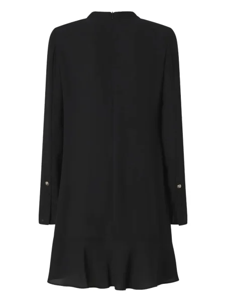 Rochie mini Pinko cu volane de costum negru