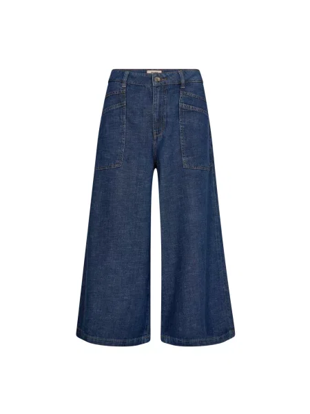 Szerokie jeansy Mos Mosh niebieskie