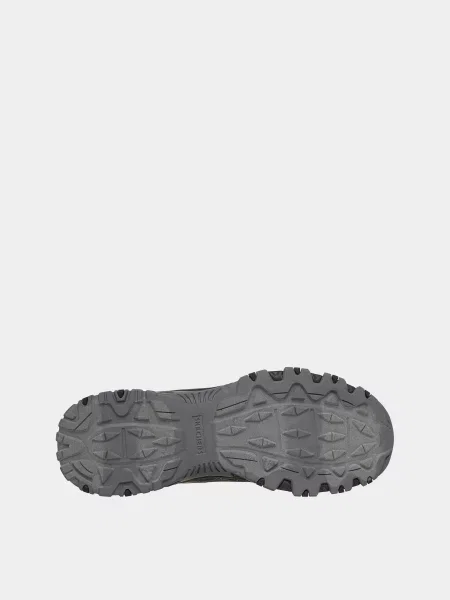 Кожаные повседневные кроссовки Skechers серые