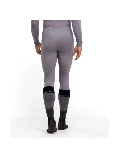 Legginsy Falke Wool-Tech szare