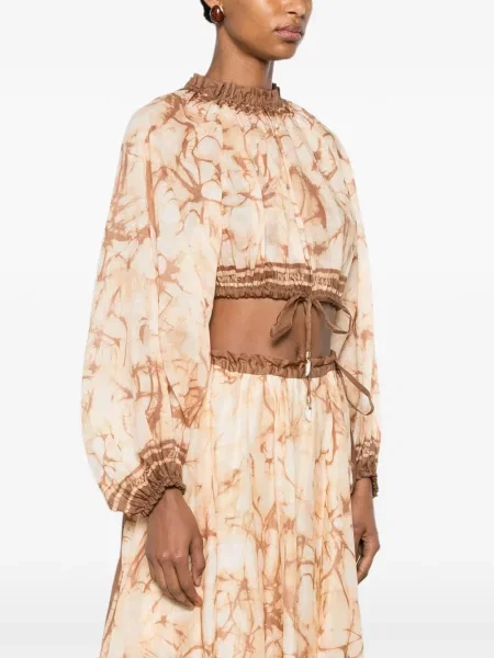 Ošišano bluza Zimmermann tie-dye veze