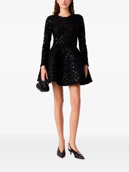 Rochie mini Maje cu paiete negru