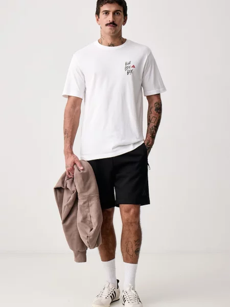 Adidas tričko pánske Motorsport biela