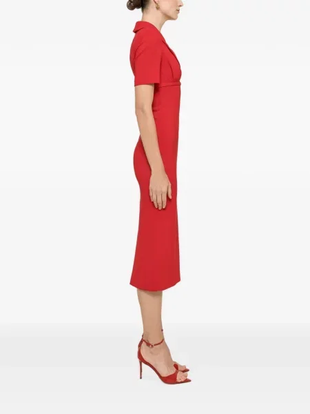 Rochie midi Nissa roșu