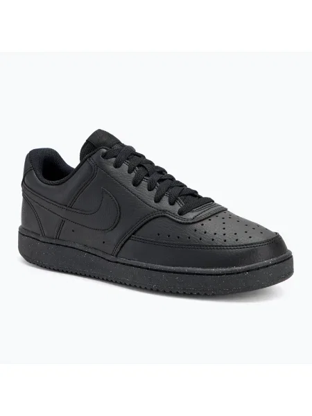 Férfi cipő Nike Court Vision Low Next Nature black / black / black Court Vision Low Next Nature fekete