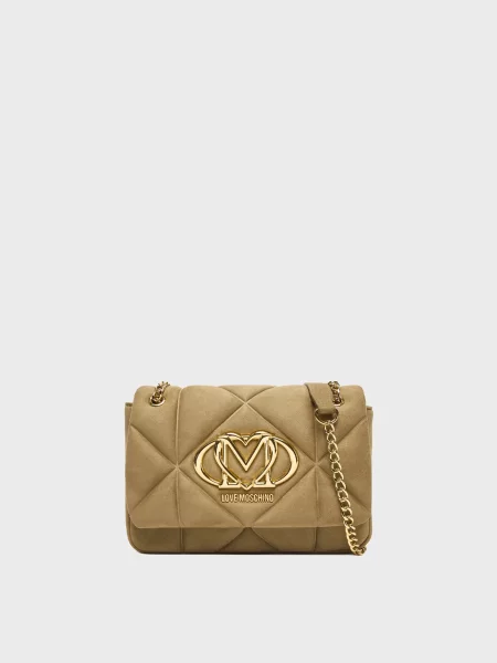 Сумка Love Moschino бежевая