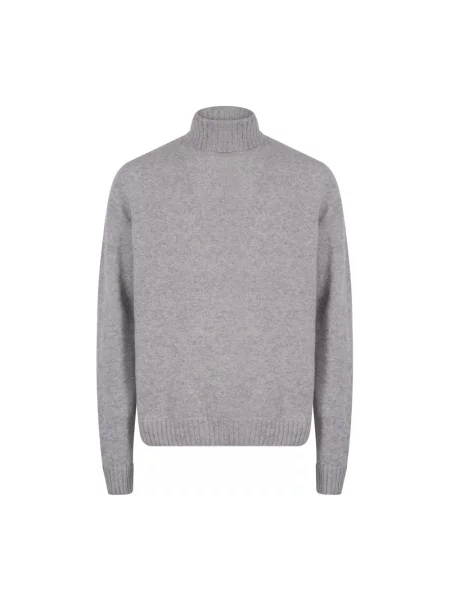 Sweter John Smedley z kaszmiru szary