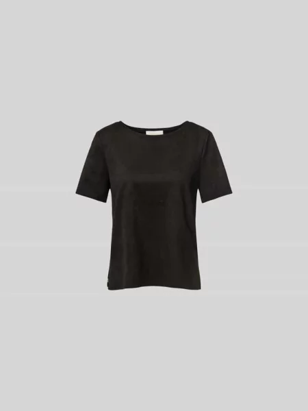 T-shirt z okrągłym dekoltem Juvia czarna