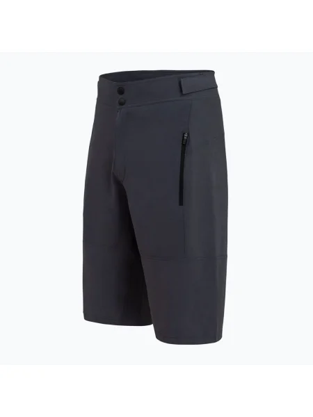 Olcsóbban. Férfi kerékpáros rövidnadrág HIRU Advanced Baggy graphite. Méret: M szürke