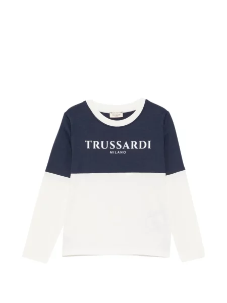 Koszulka dziecięca Trussardi biała