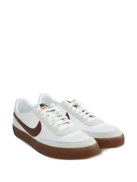 Iš natūralios odos retro stiliaus sportbačiai Nike Flyknit juoda