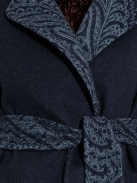 Vestă Etro cu model paisley albastru