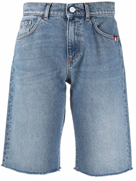 Szorty jeansowe Amish niebieskie