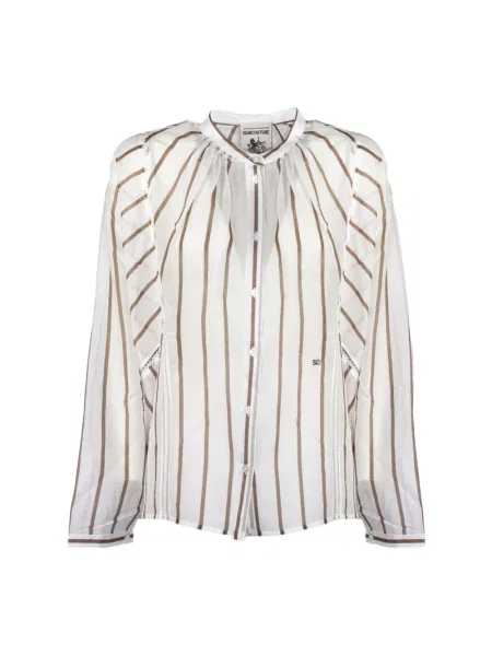 Bluzka Semicouture w paski biała