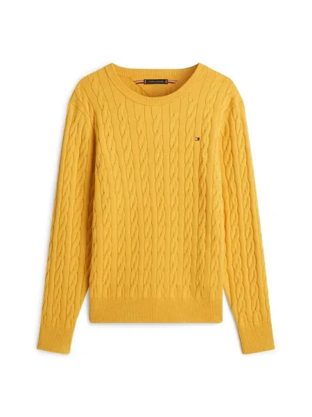 TOMMY HILFIGER Pulover CLASSIC curry galben