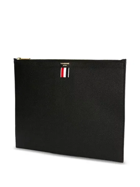 Geantă Thom Browne cu dungi negru