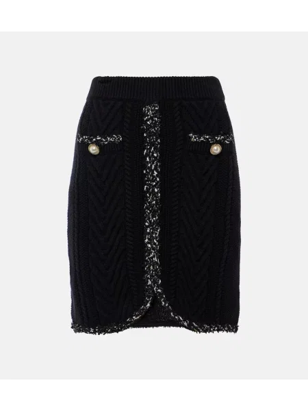 Dzianinowa spódnica Rebecca Vallance czarna