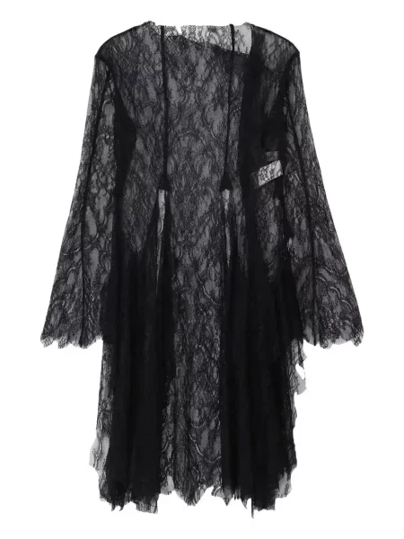 Lung bluză Yohji Yamamoto din dantelă negru
