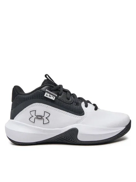 Under Armour Обувки за баскетбол Grade School UA Lockdown 7 бял
