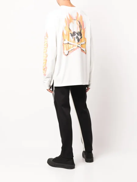 Tricou Mastermind Japan cu imagine lung alb