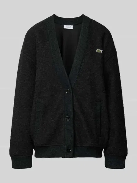 Kardigan z naszywką z logo Lacoste