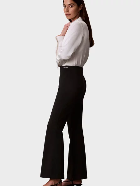 Расклешенные брюки Calvin Klein Jeans черные