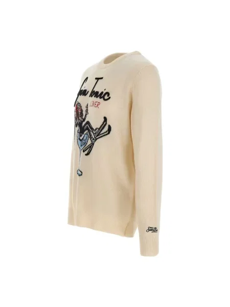 Sweter Mc2 Saint Barth biały