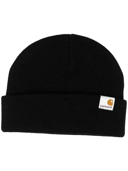 Căciulă Carhartt Wip cu autograf negru