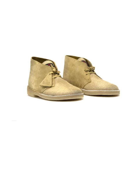 Botki Clarks skórzane zielone