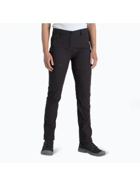 Olcsóbban. Női trekking nadrág Craghoppers NosiLife PRO Trouser III charcoal. Méret: 42 fekete
