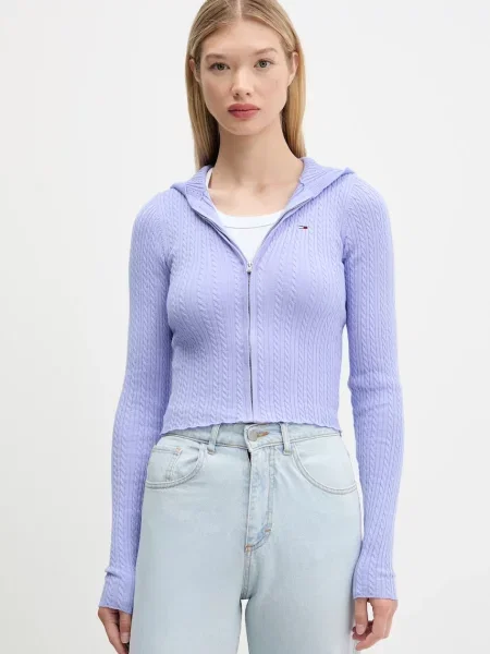 Tommy Jeans cardigan light violet