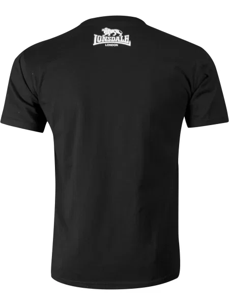 LONSDALE Tricou negru alb