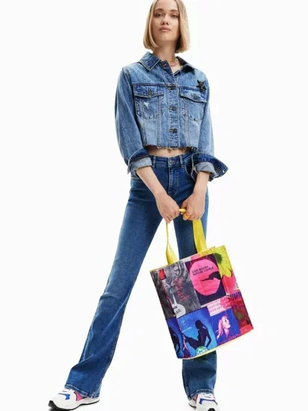Дитяча джинсова куртка Desigual перехідна