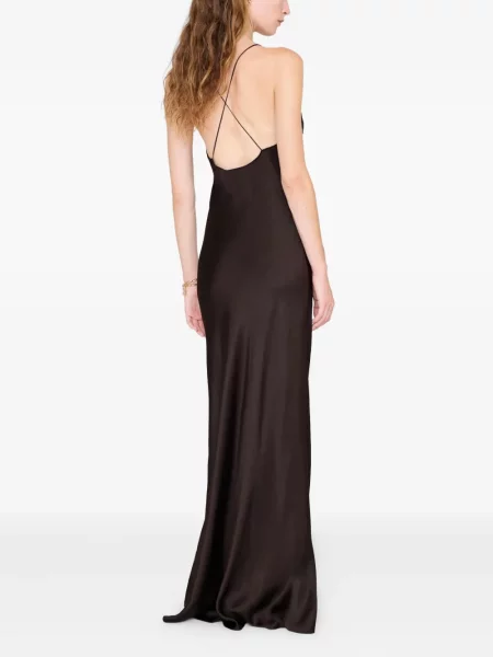 Rochie maxi Anine Bing de costum maro