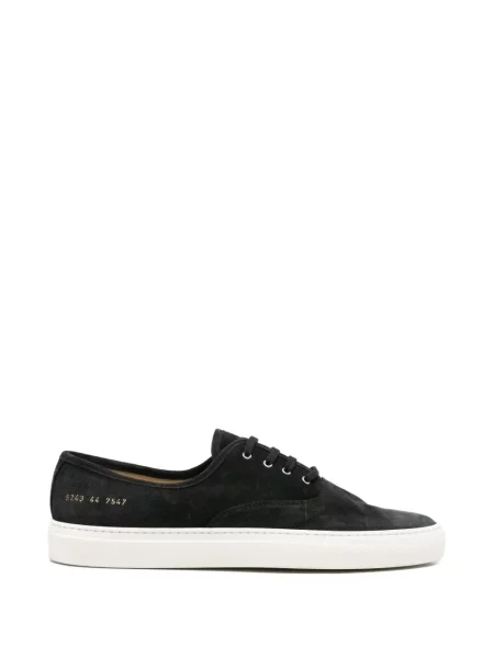 Sneakerși Common Projects cu șireturi din dantelă negru