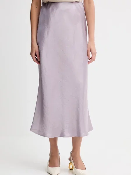 Пола MM ALESSIO лилаво среднодълга разкроена виолетово